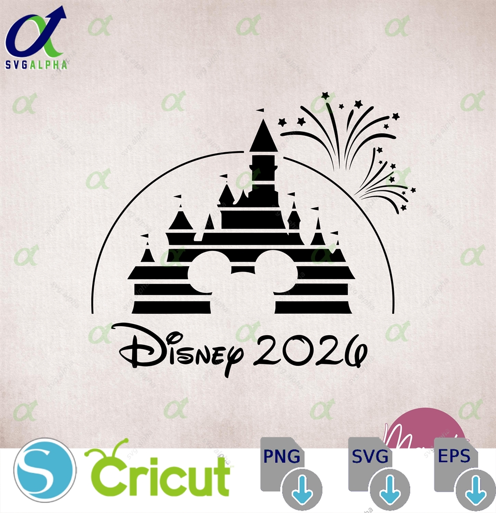 Castle Disney Family Trip 2026 Svg
